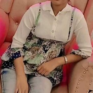 Boho Patchwork Shirt Dress