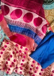 Cotton And Georgette Drss Material