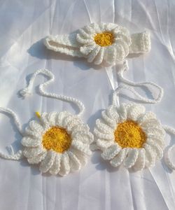 Baby Girl Crochet  Sunflower  Photoshoot  Dress