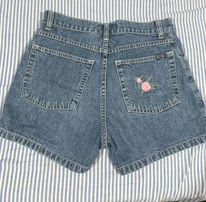 Old Navy Floral Denim Shorts