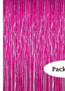 2 Pc Foil Curtain