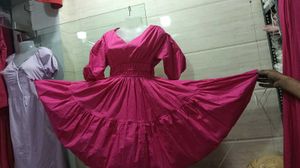 Pink Tiered Mini Dress