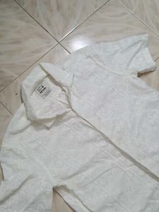 White Patterned Shirt