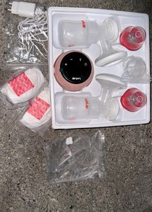 LuvLap Double Electric Breast Pump With Rechargeab