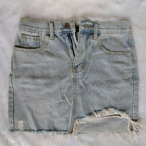 Denim Mini Skirt