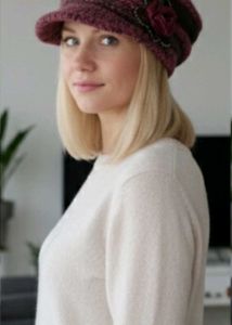 sale🎊🎆🎄🎉Stylish Striped Visor Beanie