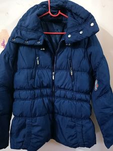 🔥 Thrifted Navy Blue Jacket For Women 🔥