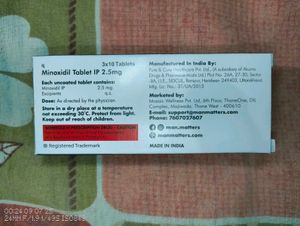 Man Matters Minoxidil Tablets