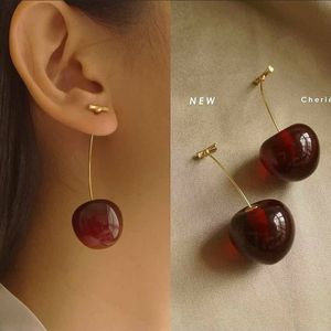 Cherry Drop Earrings 🍒✨