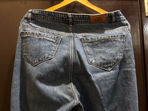 Ripped Wide Leg Jeans