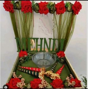 Haldi Mehendi Platter For Wedding Function
