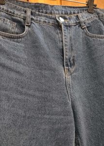 Wide Leg Denim Jeans