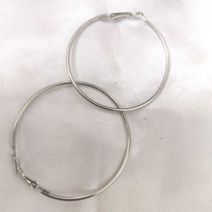 Silver Hoop Earrings