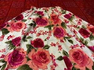 Floral Print Skirt
