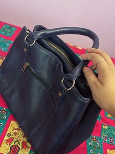 Classic Navy Blue Tote Bag