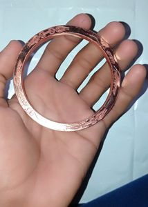Silver Kada For Men 2/14 Size