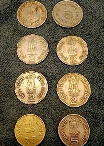Indian Rare Coins For Collection (8 Pcs)