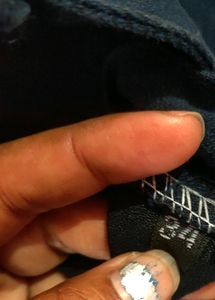 Never Wear Dark Blue Demin Jeans With Length 38