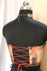 Polite Society Corset Top With Boning