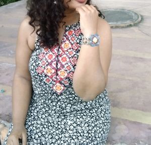 Holter Neck Cotton Dress
