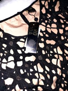 Elegant Black Lace Dress