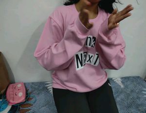 Pink &#39;Thank U, Next&#39; Sweatshirt