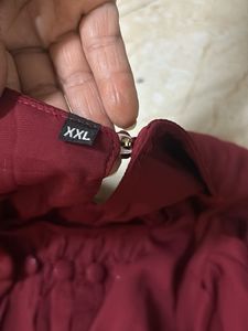 Elegant Maroon Top