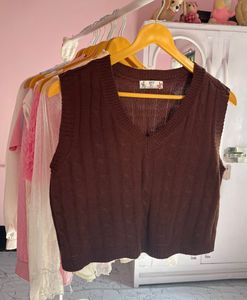 Chocolate Brown Half Sweater 🤎