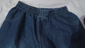 Kids Denim Capri Pants - Size Unknown