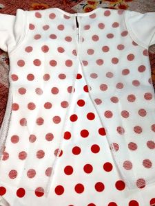 Girls&#39; Polka Dot Dress &amp; Skirt Set