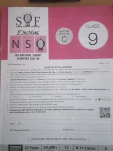 NSO Class 9 Question Paper Set C