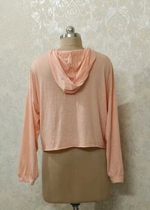 Crayon Tinted Crop Hoodie