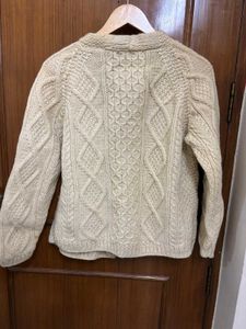 Vintage Aran Knit Cardigan
