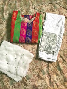 Trouser Kurti Set With Duppatta