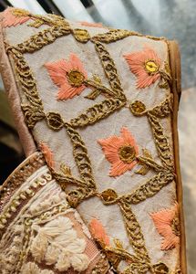 Floral Embroidered Mule