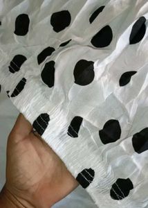 (S to XXL) Beautiful Summer Polka Dot Kurta Set