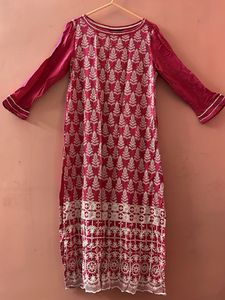 Elegant Embroidered Kurta