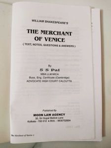 The Merchant Of Venice By William Shakespeare