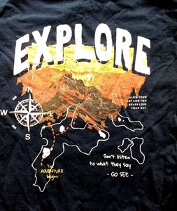 Blue Explore T-Shirt for boys