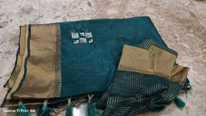 organza silk saree