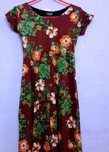 Floral Print Midi Dress