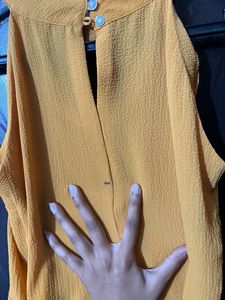 Sleeveless Solid Cropped Top - M