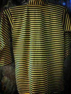 Striped Floral Embroidered Top