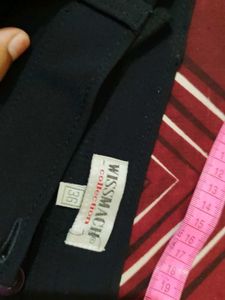Women Wide Leg Navy Blue Pants