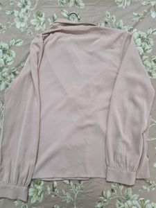 Elegant Pink Button-Down Blouse