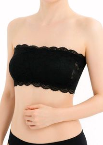 Black Lace Bandeau Bra