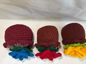 Crochet Flowers With Pot Only On 599/-