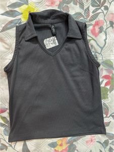 Collar V-Neck Tank