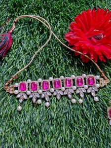 Beautiful Pink Jewellery Set