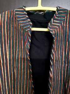 Front Open Long Shrug/Coat